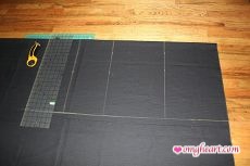 Burda Skirt - Measuring and Cutting