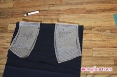 Burda Skirt - Tracing Pattern Pieces