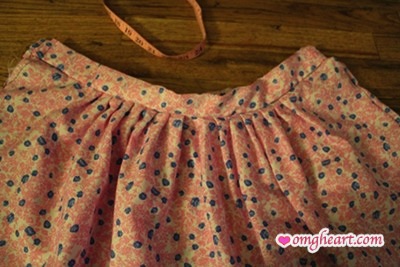 Pleated Skirt - Waistband and Pleat Detail