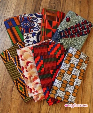 African Print Fabric Set