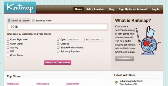 KnitMap! Find your local yarn shop