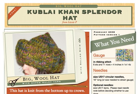 Kublai Khan Splendor Hat by Elisabeth Poire