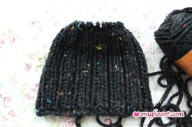 Boyfriend Hat - Rib Close-up