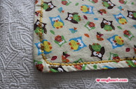 Simple Blanket - Owl Blanket in Cotton Flannel