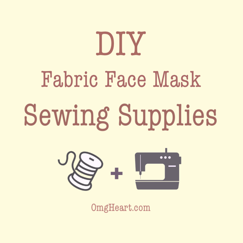 DIY Fabric Face Mask Supplies