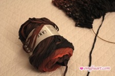  Lang Sol de Grade Yarn, Autumn Paint, 100% Combed Cotton, 220 yards, $20 per ball