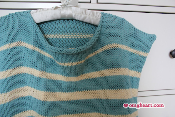 Knitted Nautical Top by OMG! Heart