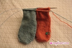 Socks Front View - Complete to Ankle