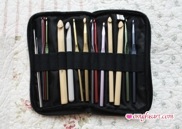 My Crochet Hooks - Mix of Boye Aluminum, Clover Takumi, and Crystal Palace