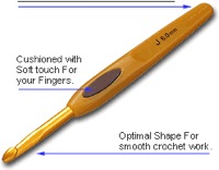 Crochet Hooks - Clover Takumi