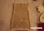 Knit Sample - Stockinette, 1x1 Rib, Picot, and Seed Stitches