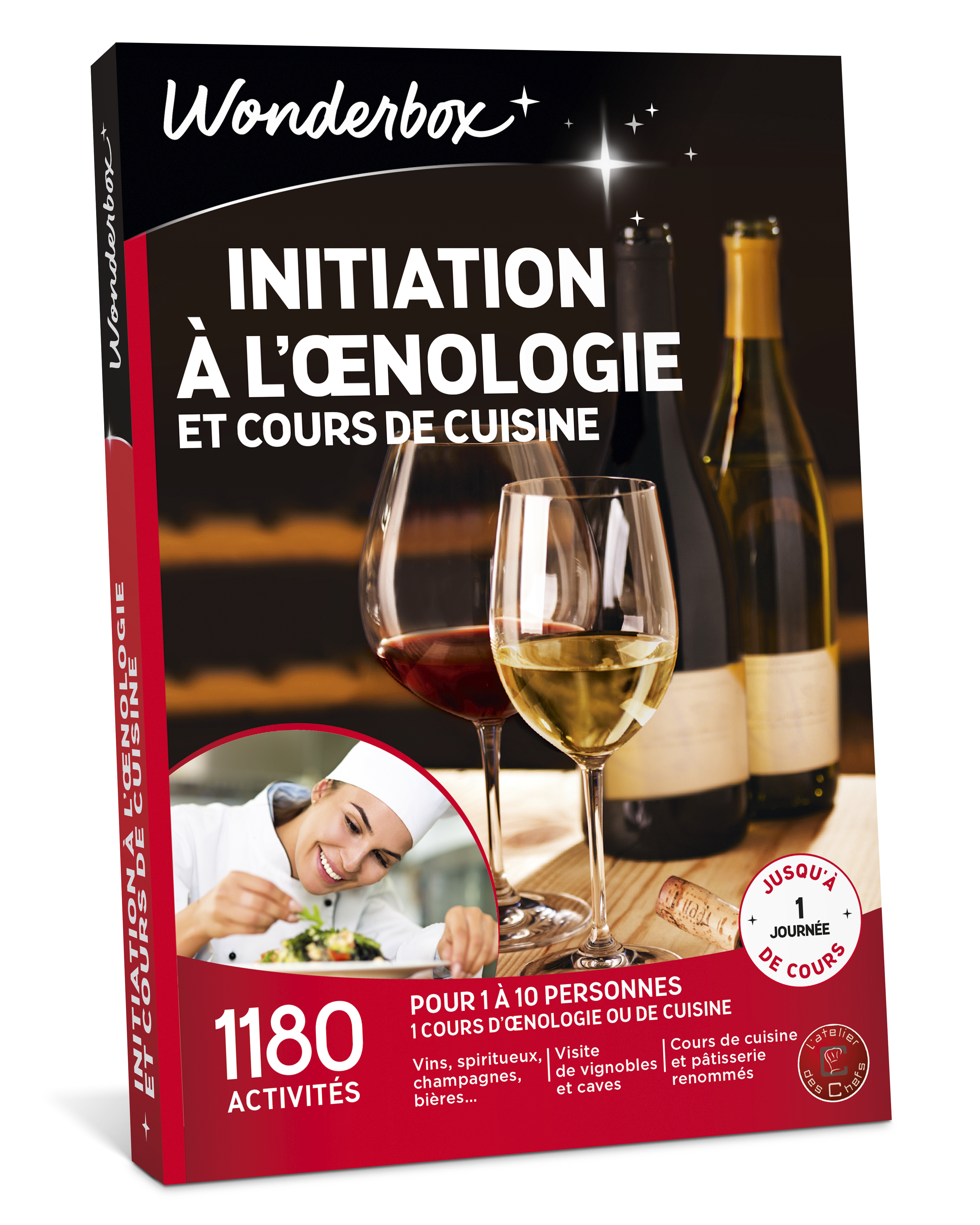 INITIATION dégustation oenologie Paris - 2 personnes + 1 coffret 2  bouteilles de vin