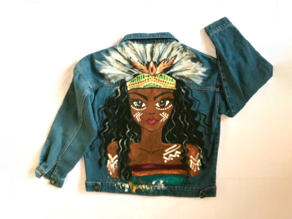 Denim Jacket Lukis dari not a boring clothes