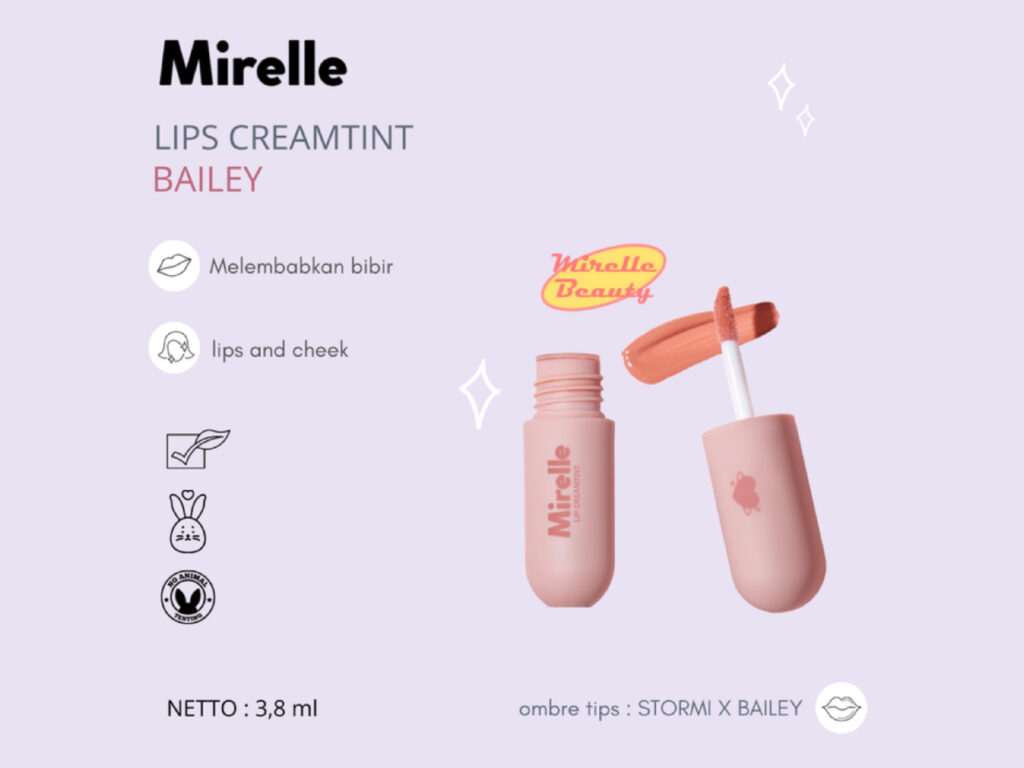 Lip Creamtint BAILEY by Mirelle Beauty