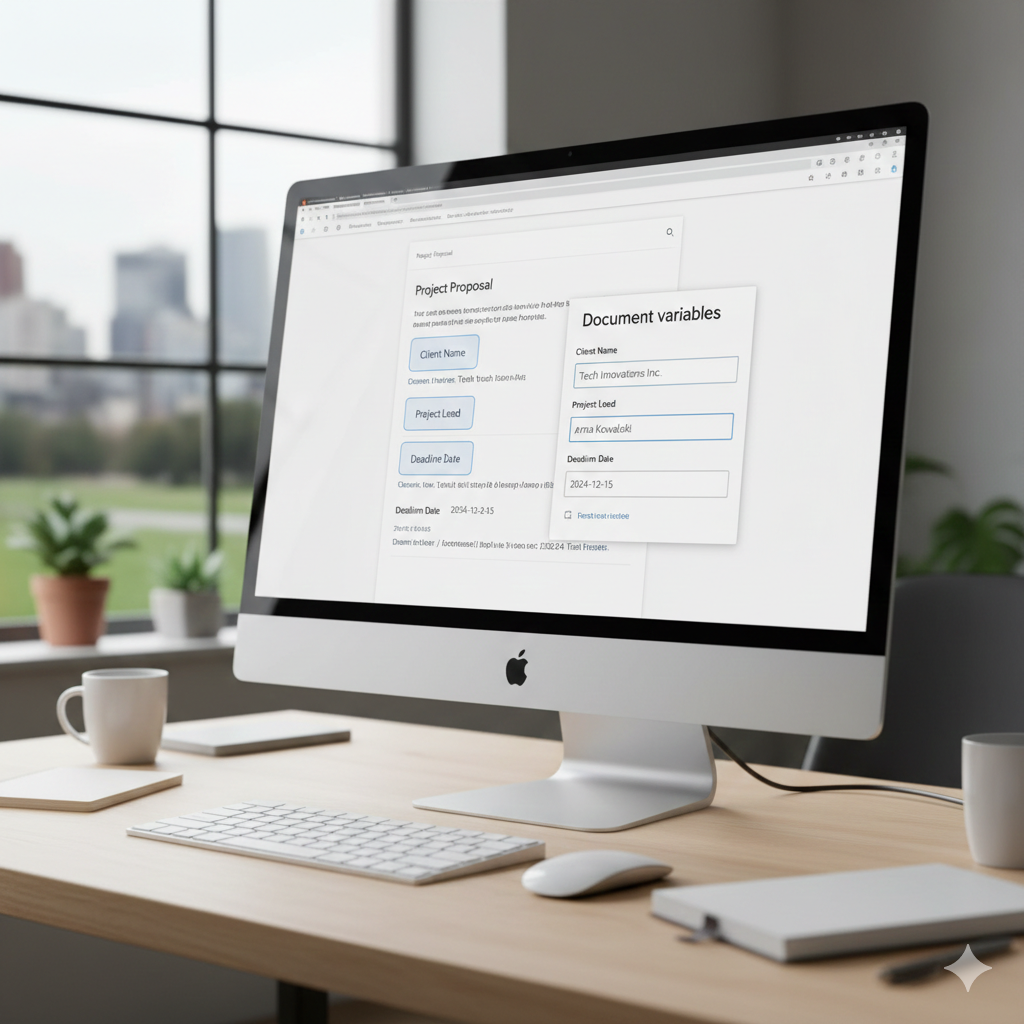 Les variables dans Google Doc 