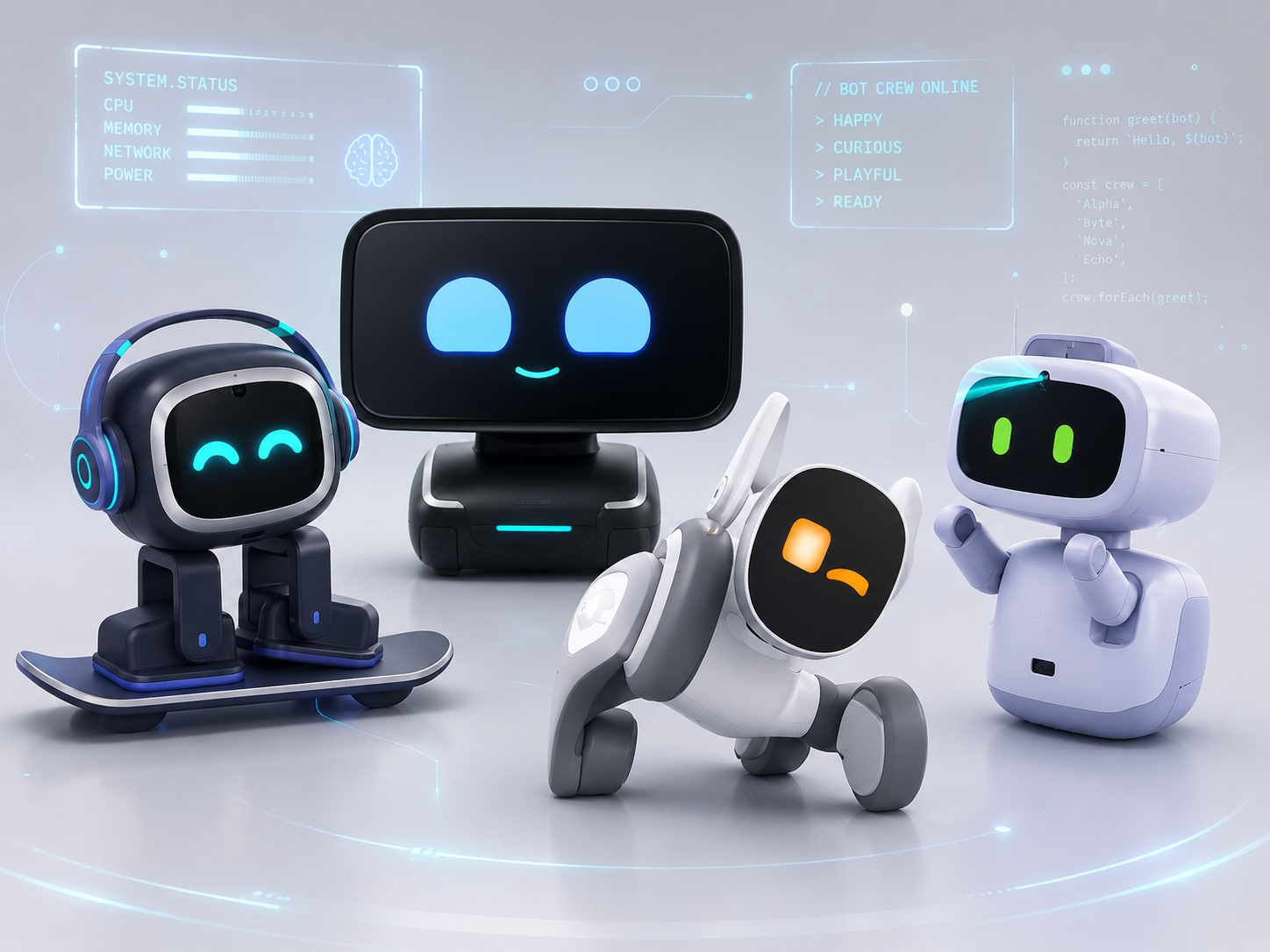 Comparatif robots compagnons 2026 : AIBI, EMO, Loona ou LOOI – lequel choisir ?