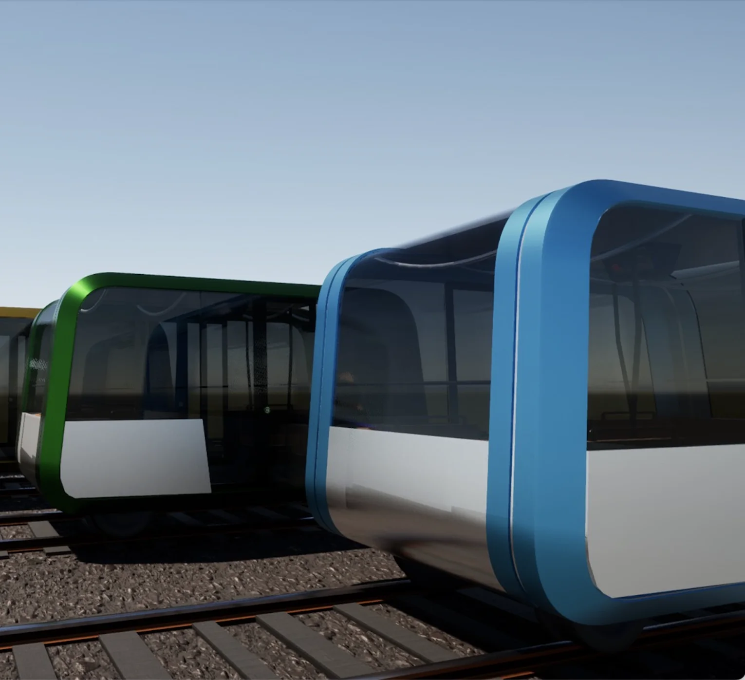 タクシーレール人輸送ロボット - 画像2