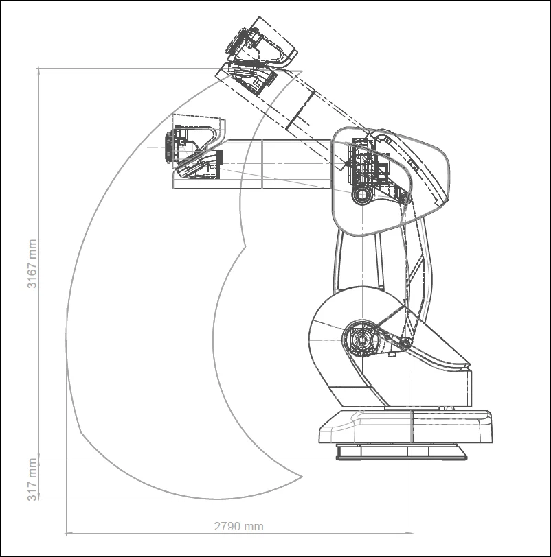 Robot collaboratif cobot 6 axes industriel Comau AURA-170-2.8 - Image 5
