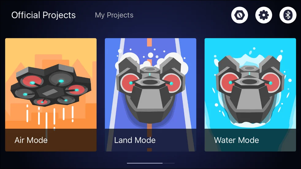 Drône programmable Airblock Makeblock aéroglisseur robot Scratch 4 en 1 modulable - Image 5