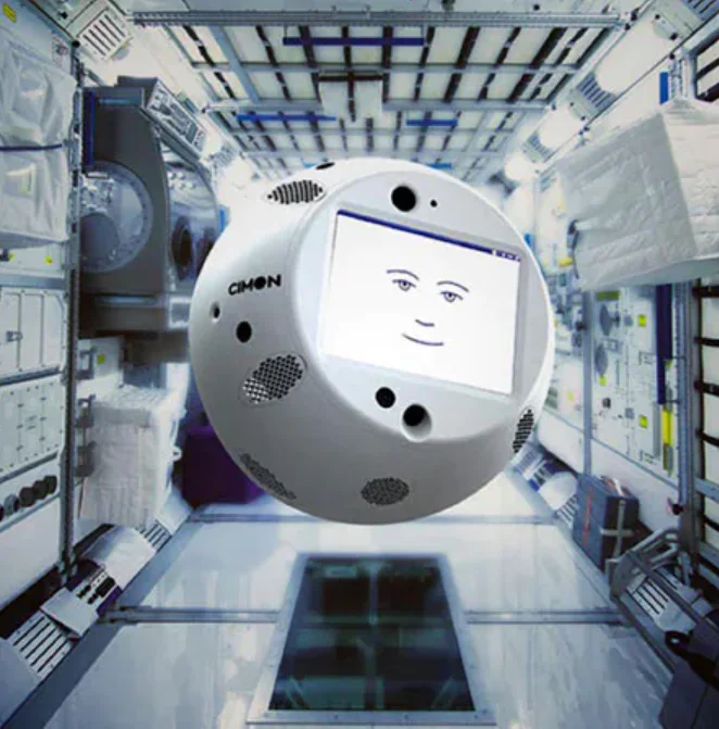 Assistant astronaute CIMON (Crew Interactive MObile CompanioN)  station spatiale internationale ISS, IA dans l'Espace de Airbus IBM DLR