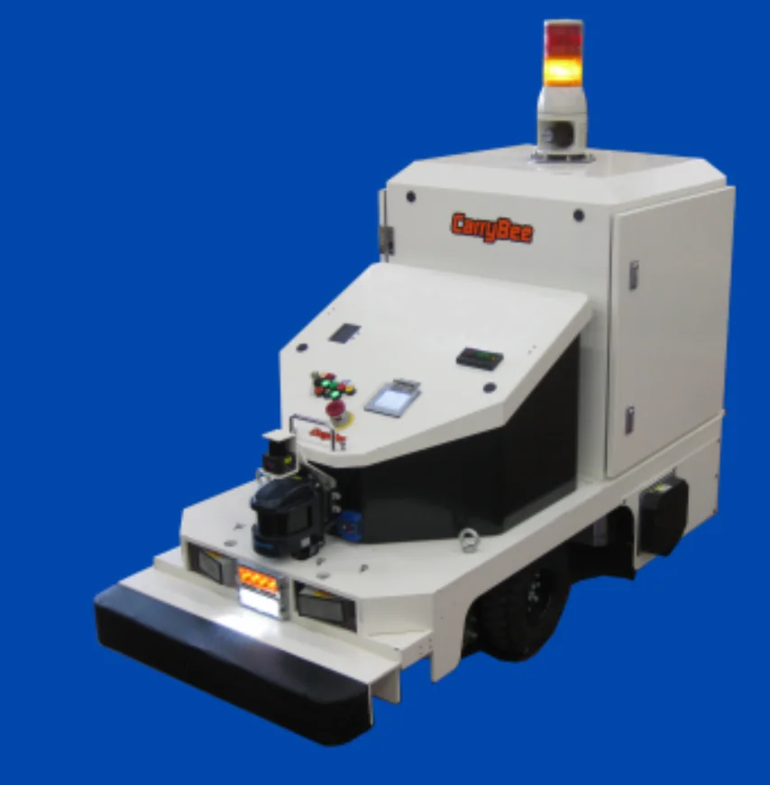 Base mobile robot AGV AMR Logistique CarryBee Extérieur Aichikikai Techno System Co