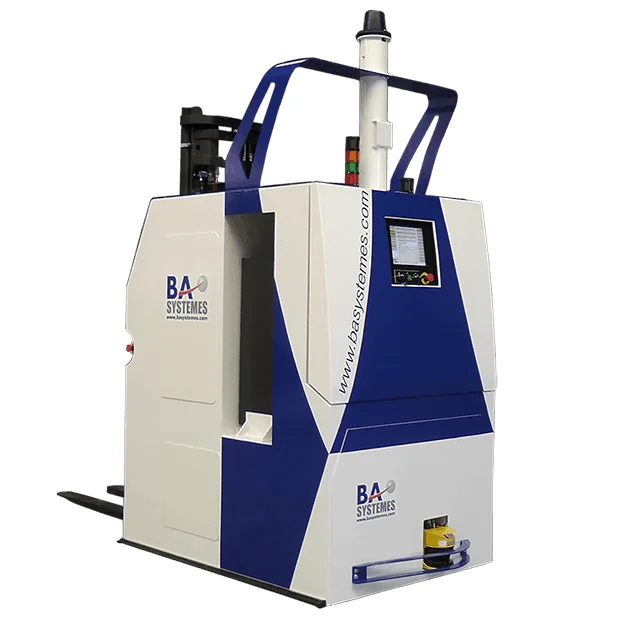 Base mobile robot AGV AMR Transpalette Gerbeur Frontal GF 12,3 BA Systèmes