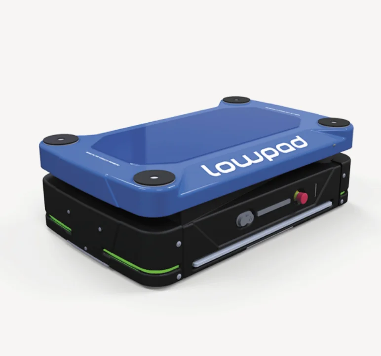 Base mobile robot AGV AMR Logistique Lowpad P Eurotec