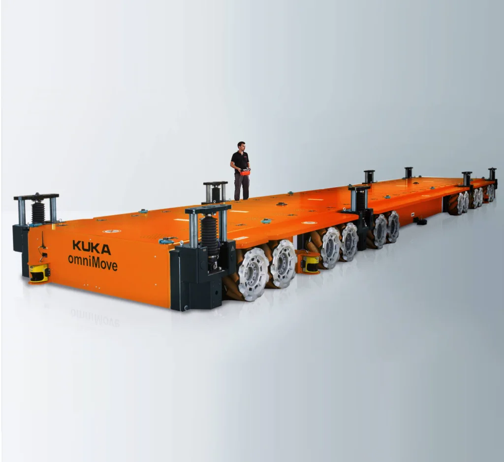 Base mobile robot AGV AMR Logistique KUKA omniMove