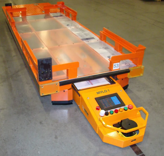 Base mobile robot AGV AMR Logistique Profil Bas MYLO AutoGuide