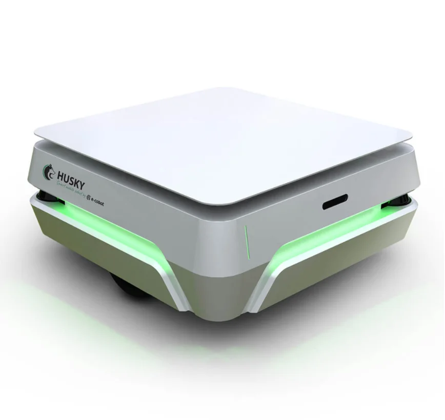 Base mobile robot AGV AMR Logistique cobot intelligent HUSKY e-cobot