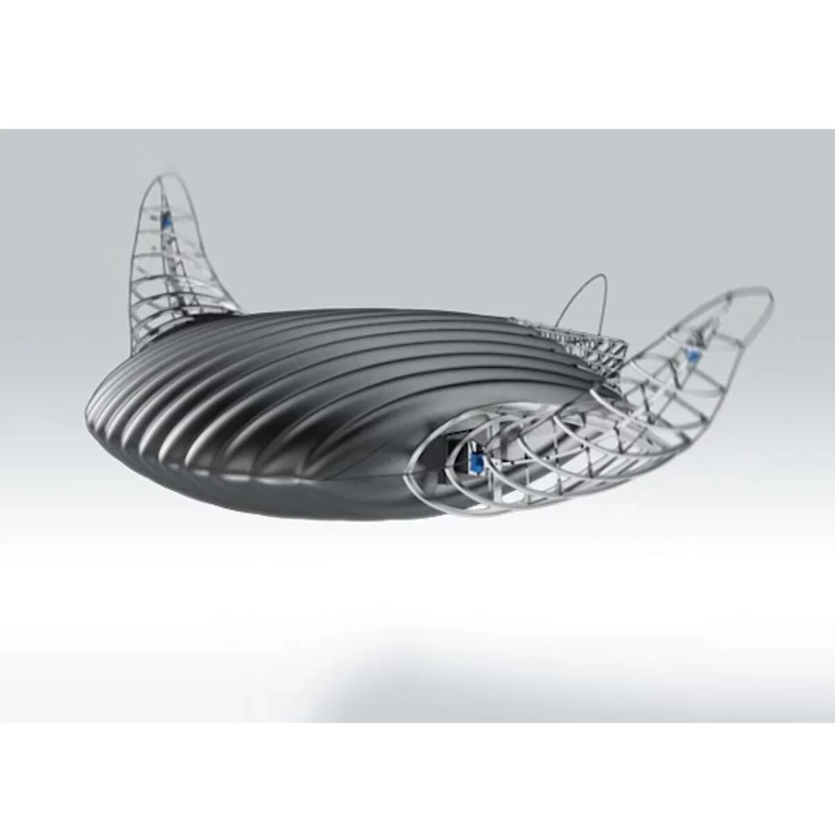 Biomimétisme robot raie Air_ray Festo, constructruction structure ultralégère téléguidée à hélium