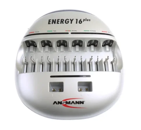 Chargeur Ansmann Energy 16+ - 12x entrées de charge AA AAA C D E