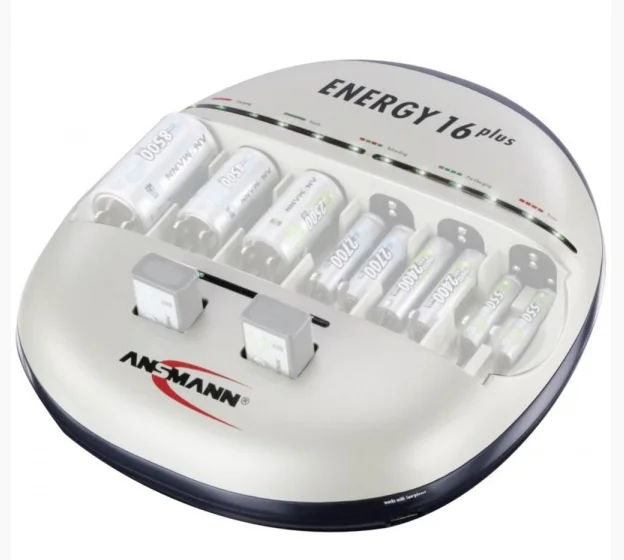 Chargeur Ansmann Energy 16+ - 12x entrées de charge AA AAA C D E - Image 2