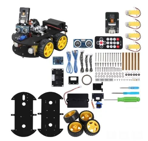 Composants voiture télécommandée robot compatible Elegoo (non-inclus) 102.99€ + Atelier 4h programmation (jeudi 20/04/23 9h15-13h15) 105€