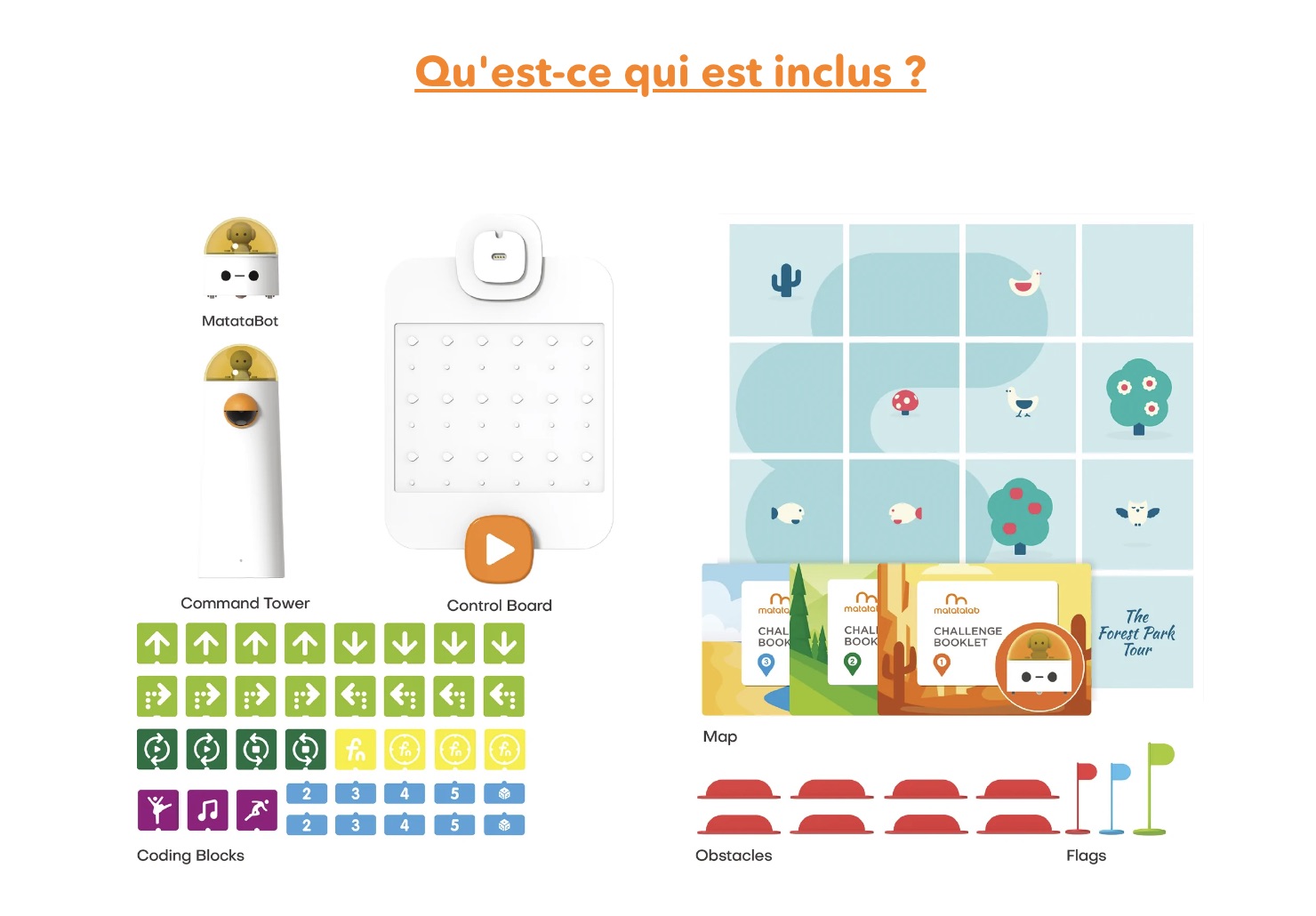 Robot Leobotics - Ensemble Codage Coding Set Educatif Construction Programmer Matatalab 5