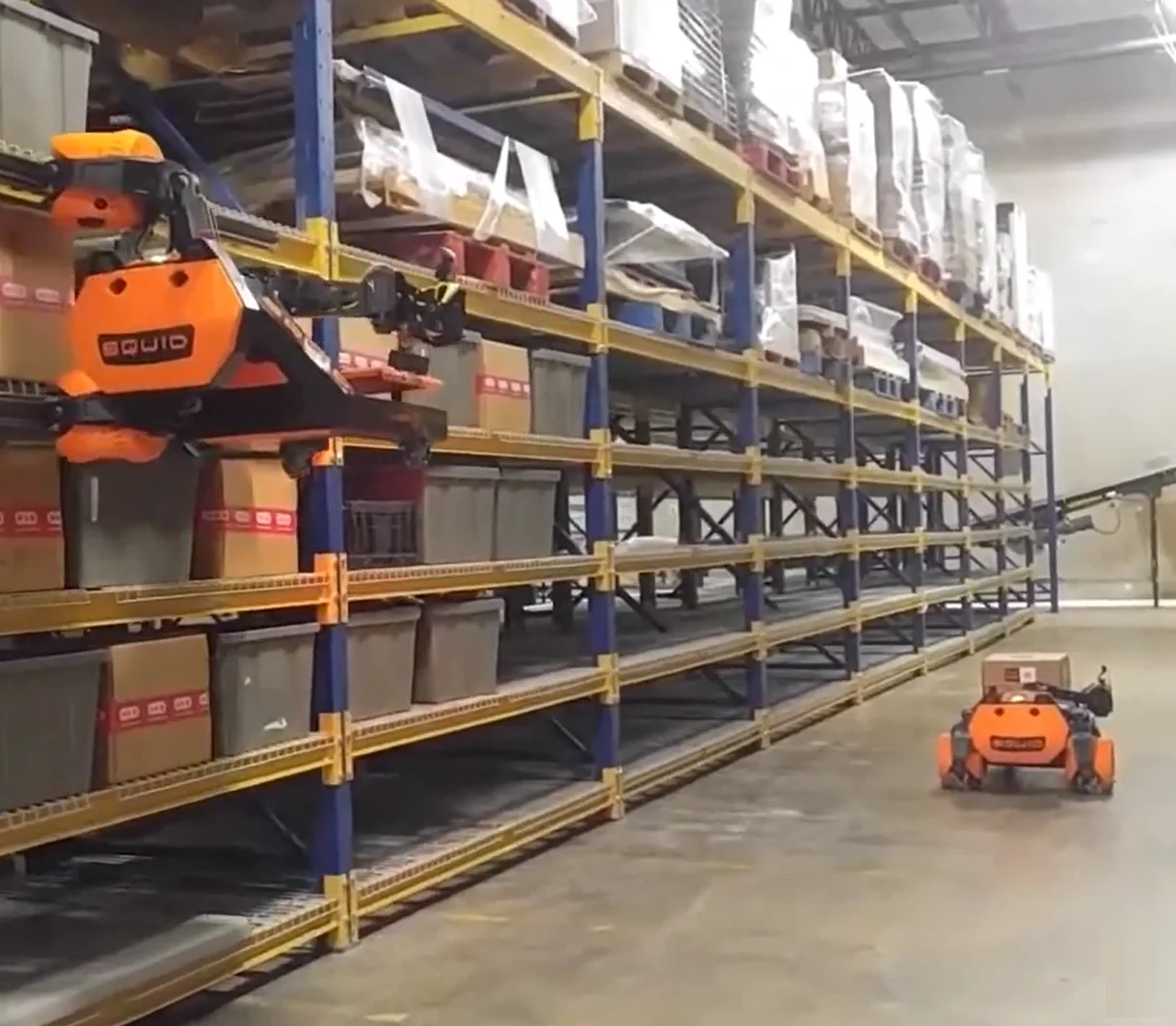 Flotte robotique autonome synchronisée SqUID Bionic HIVE solution mobile entrepôt adaptable 3 dimensions cartésien - Image 2