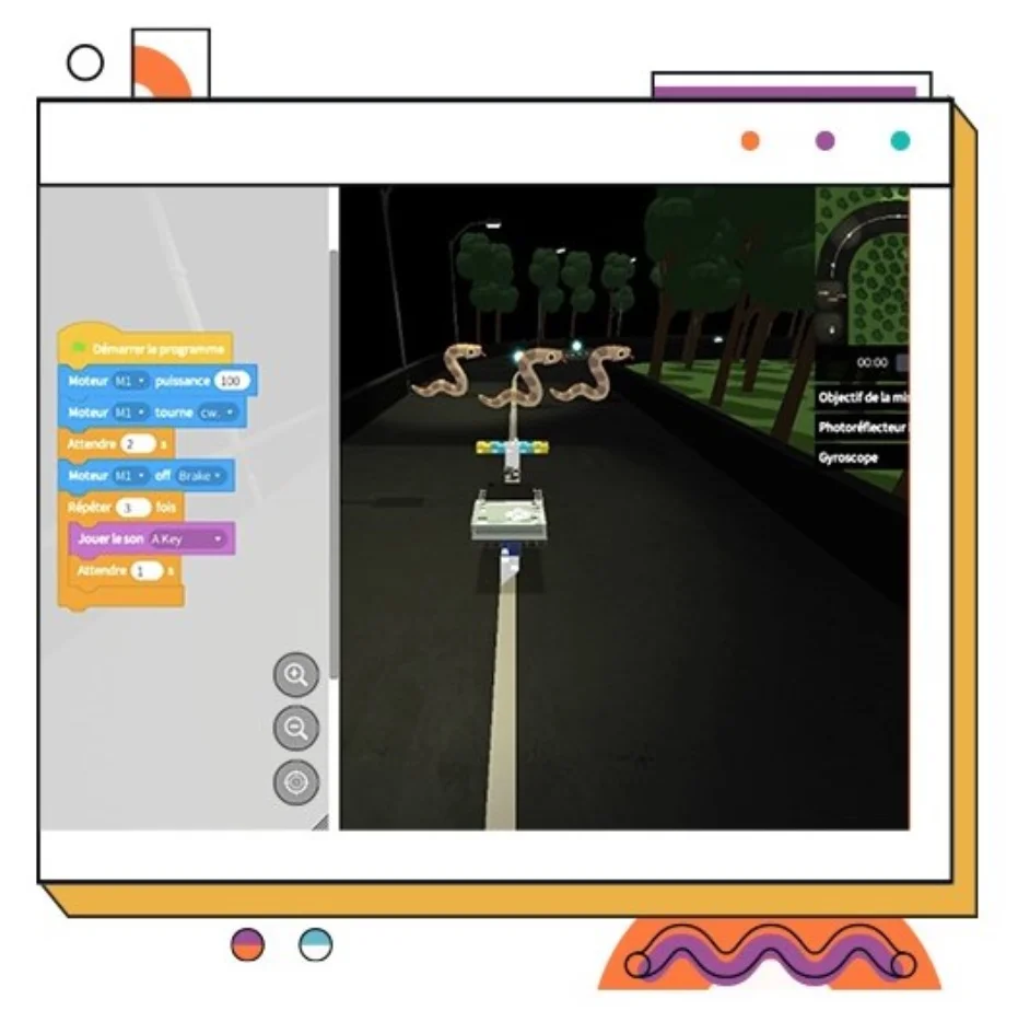 Jeu vidéo robot éducatif Algora pour apprendre à programmer en ligne (GoTechUp) + Championnat au Japon