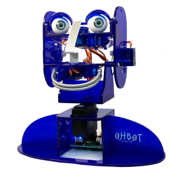 Kit robot éducatif construction programmation tête humanoide Ohbot 2.1 Application Windows Python Scratch + Capteurs
