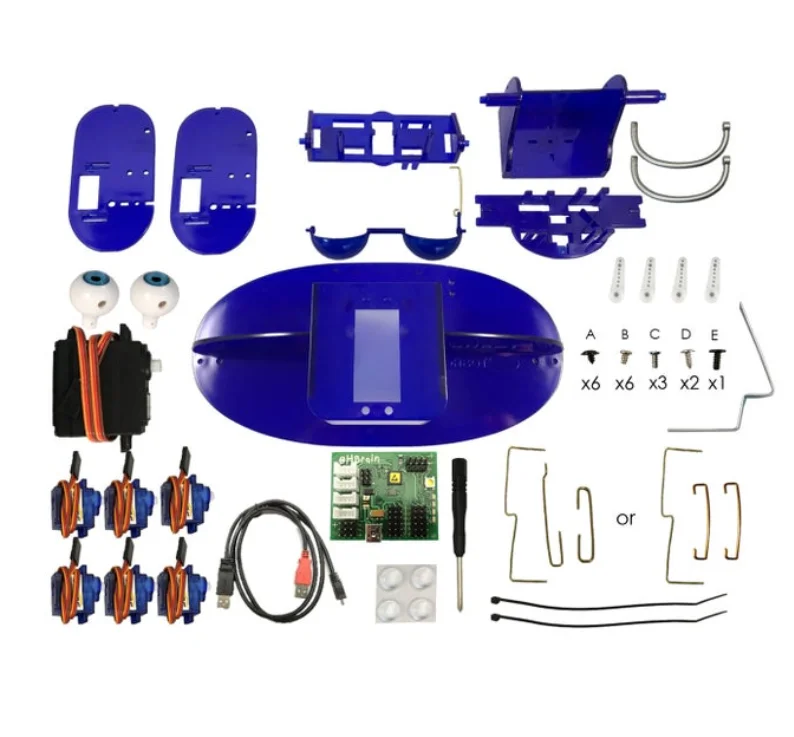 Kit robot éducatif construction programmation tête humanoide Ohbot 2.1 Application Windows Python Scratch + Capteurs - Image 4