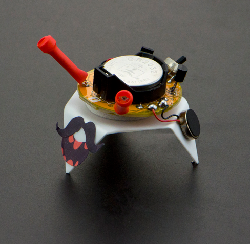 Robot Leobotics - Kit Robot A Souder Et Programmer Robot 4 Faisceaux De Lumiere Mr Neon Dfrobot 1