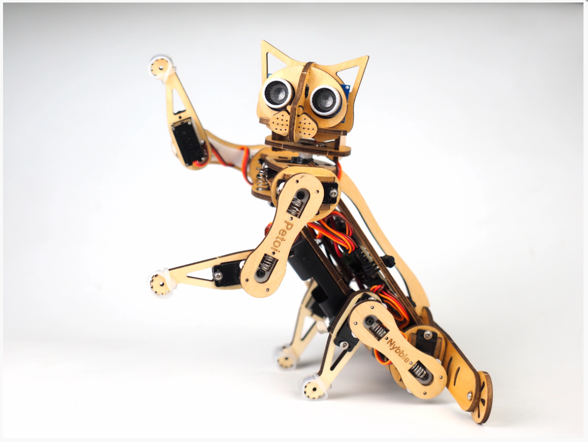 Robot Leobotics - Kit Robot Chat Mignon Open Source Nybble Robot Kitten Petoi Opencat A Monter Et A Programmer 4