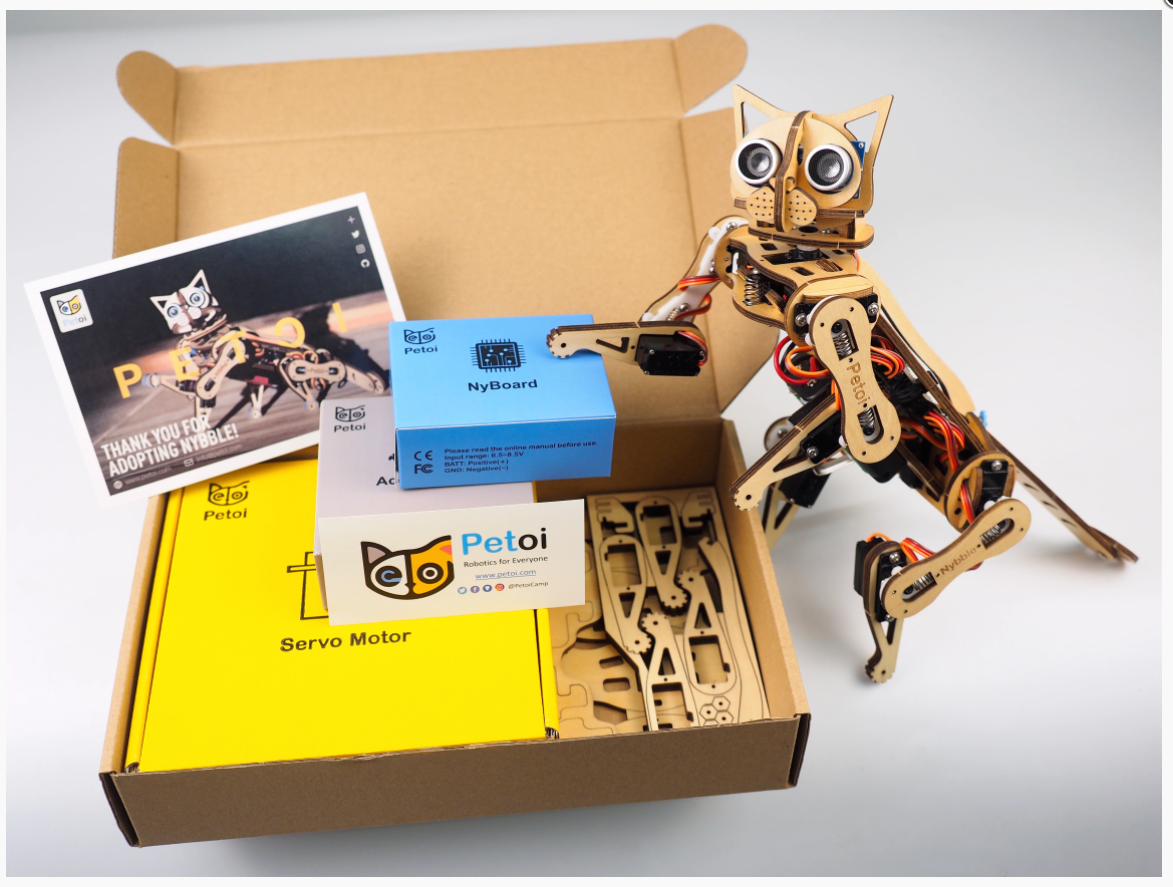 Robot Leobotics - Kit Robot Chat Mignon Open Source Nybble Robot Kitten Petoi Opencat A Monter Et A Programmer 5