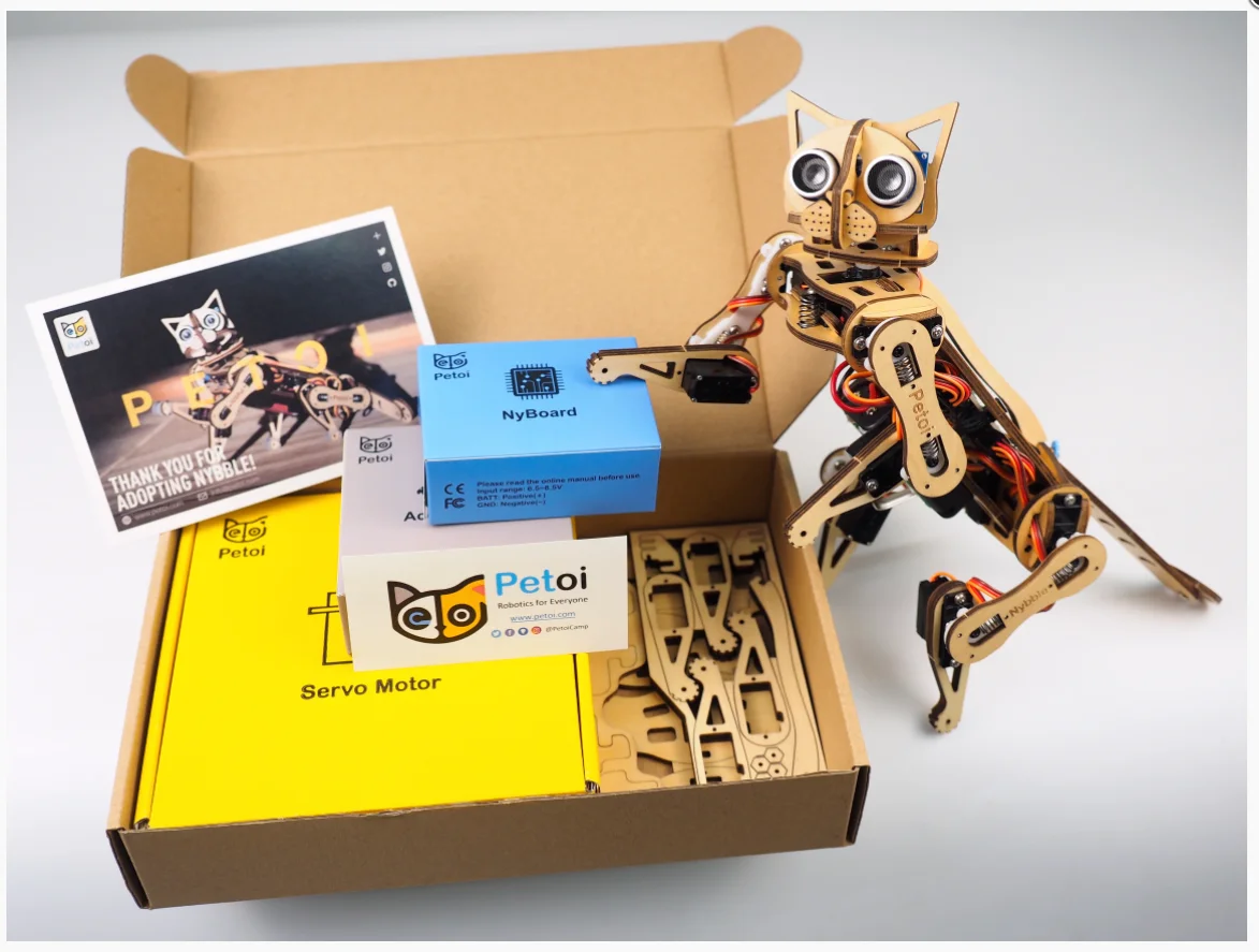 Kit robot chat mignon Open Source Nybble Kitten PetOi OpenCat à monter et à programmer - Image 5