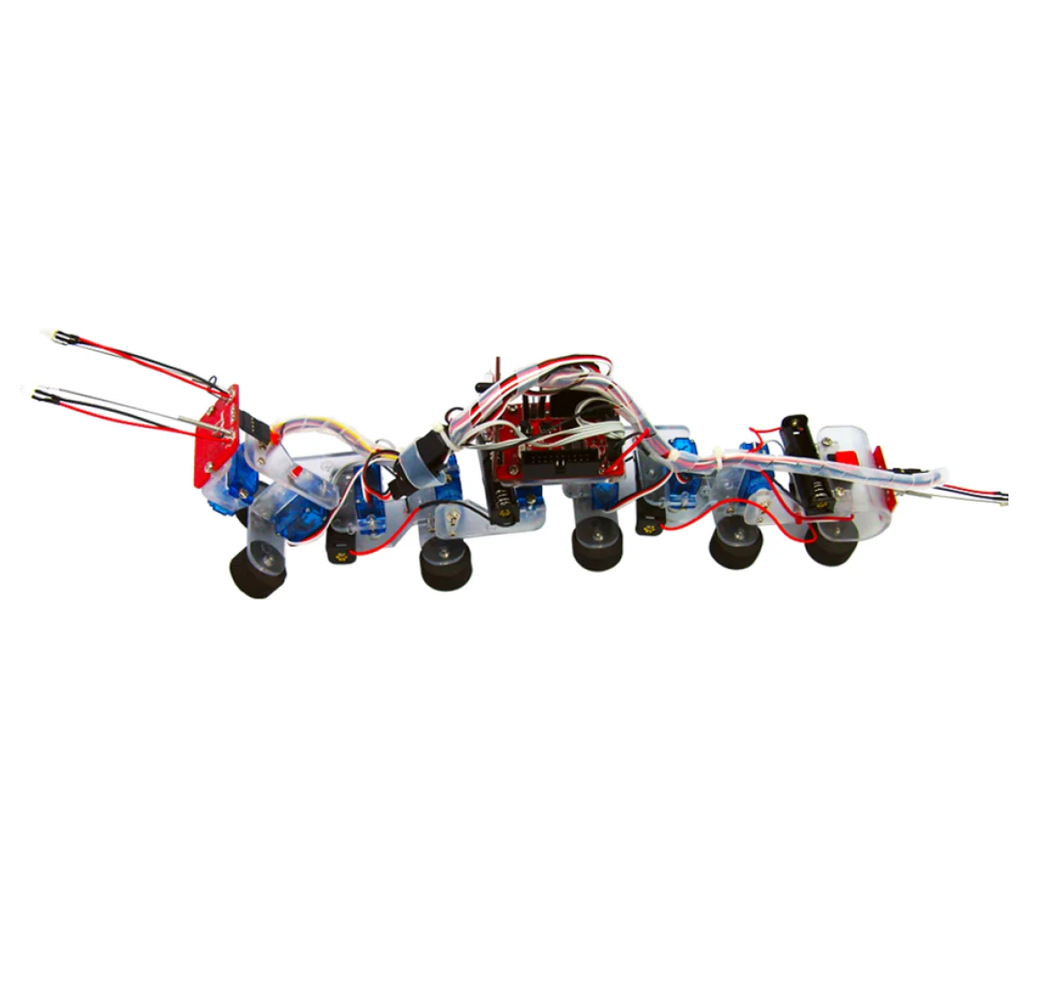 Kit Robot Chenille bot 28X1 Catterpillar PICAXE 8 Servomoteurs Jouet animal éducatif à monter et programmer DaguRobot