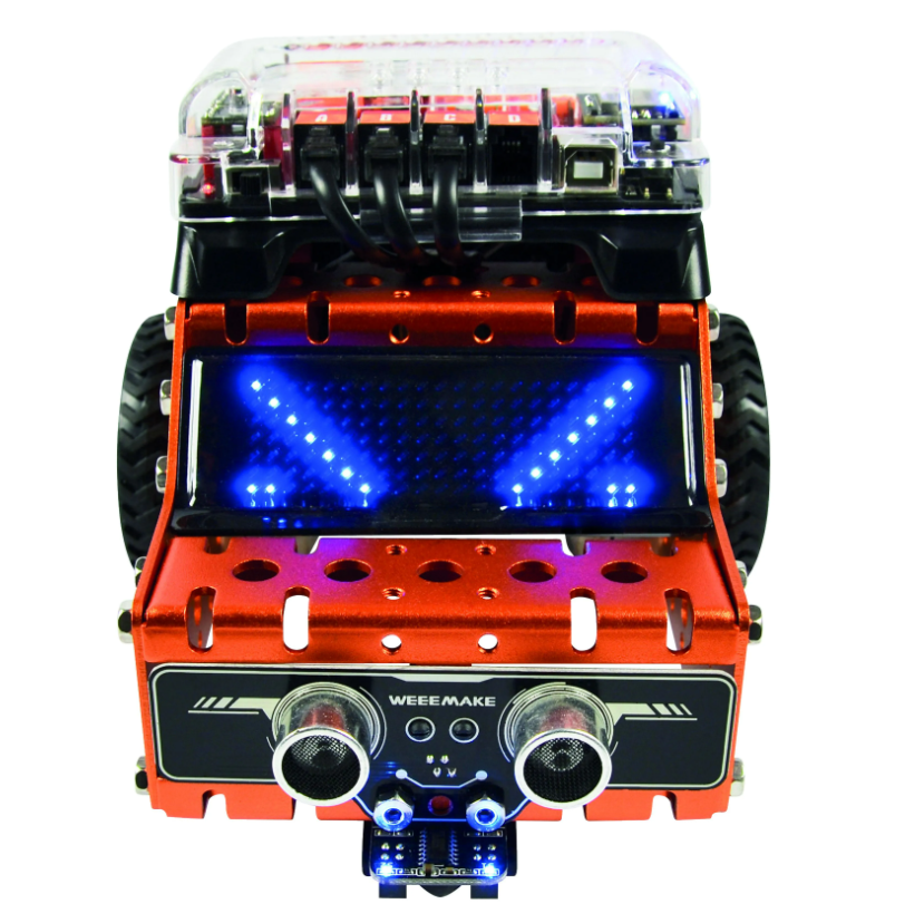 Robot Leobotics - Kit Robot Educatif Weeebot Weeemake Construction Programmation Weeecode Elf Compatible Arduino 3