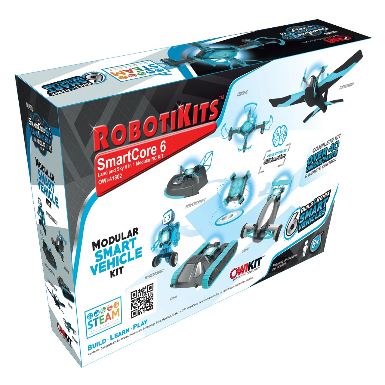 Kit robot jouet éducatif Robotikits SmartCore 6 Owi Robot Véhicules intelligents module