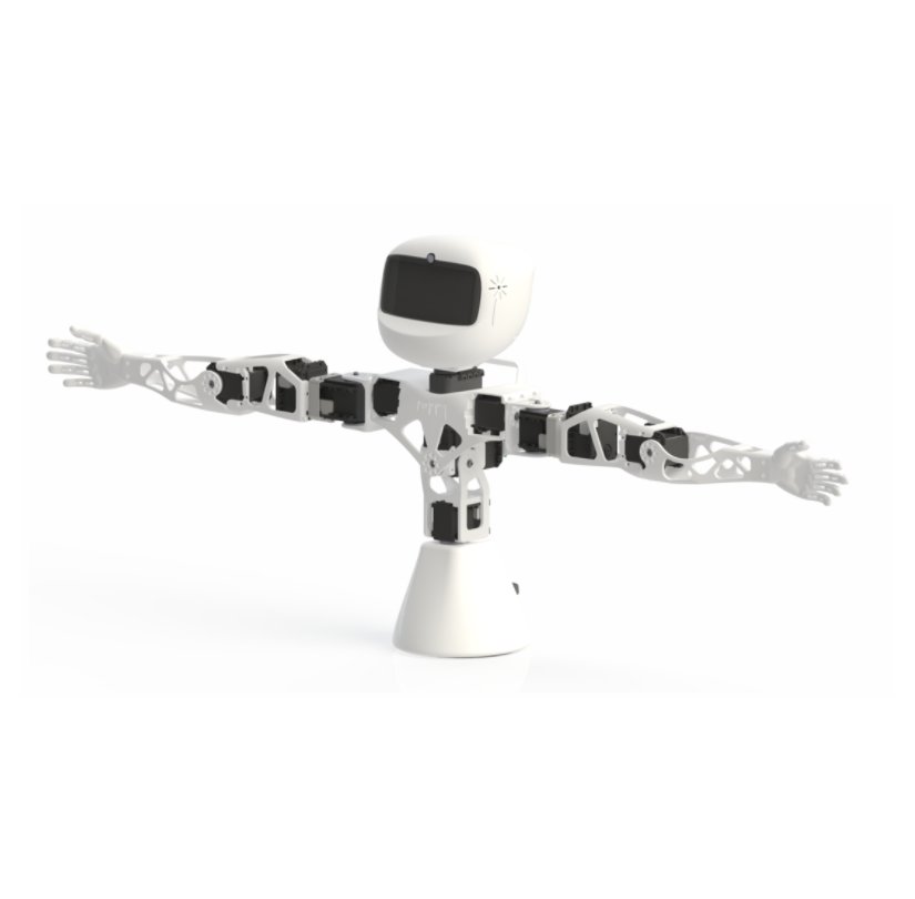 Robot Leobotics - Kit Robot Pedagogique Educatif Open Source Poppy Torso Version Raspberry Pi Avec Sans Impressions 3d Pollen Robotics Inria