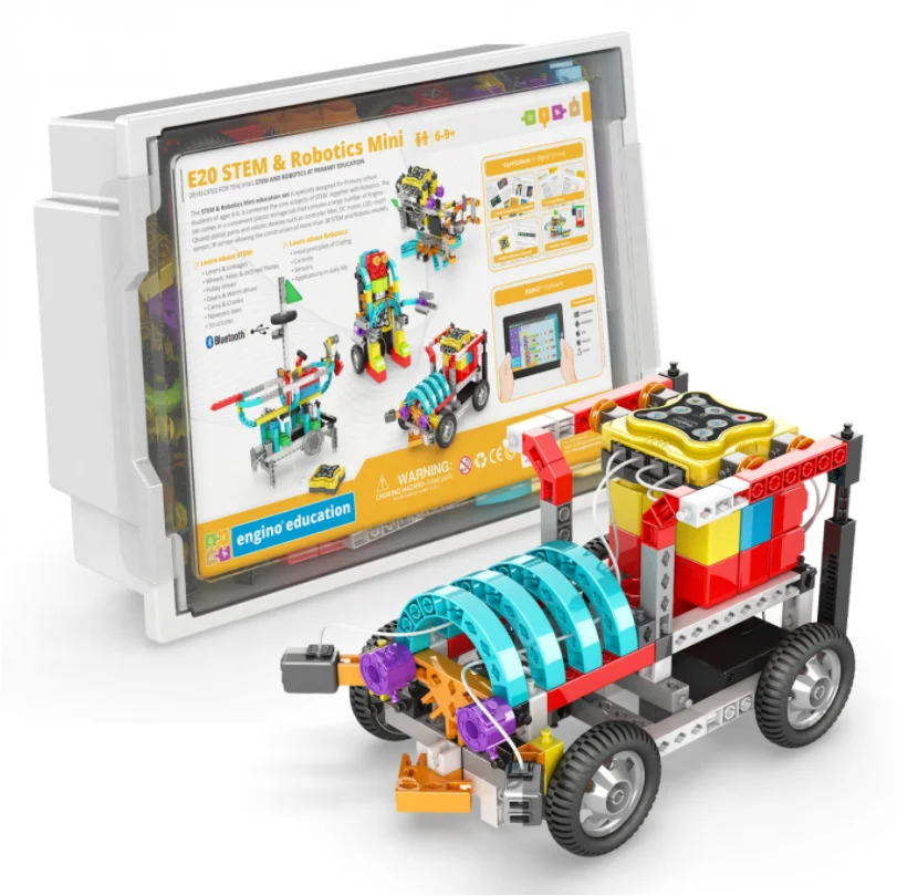 Kit Robot STEM & Robotics Mini Version 2 Engino Qboidz logiciel KEIROTM Scratch Educatif