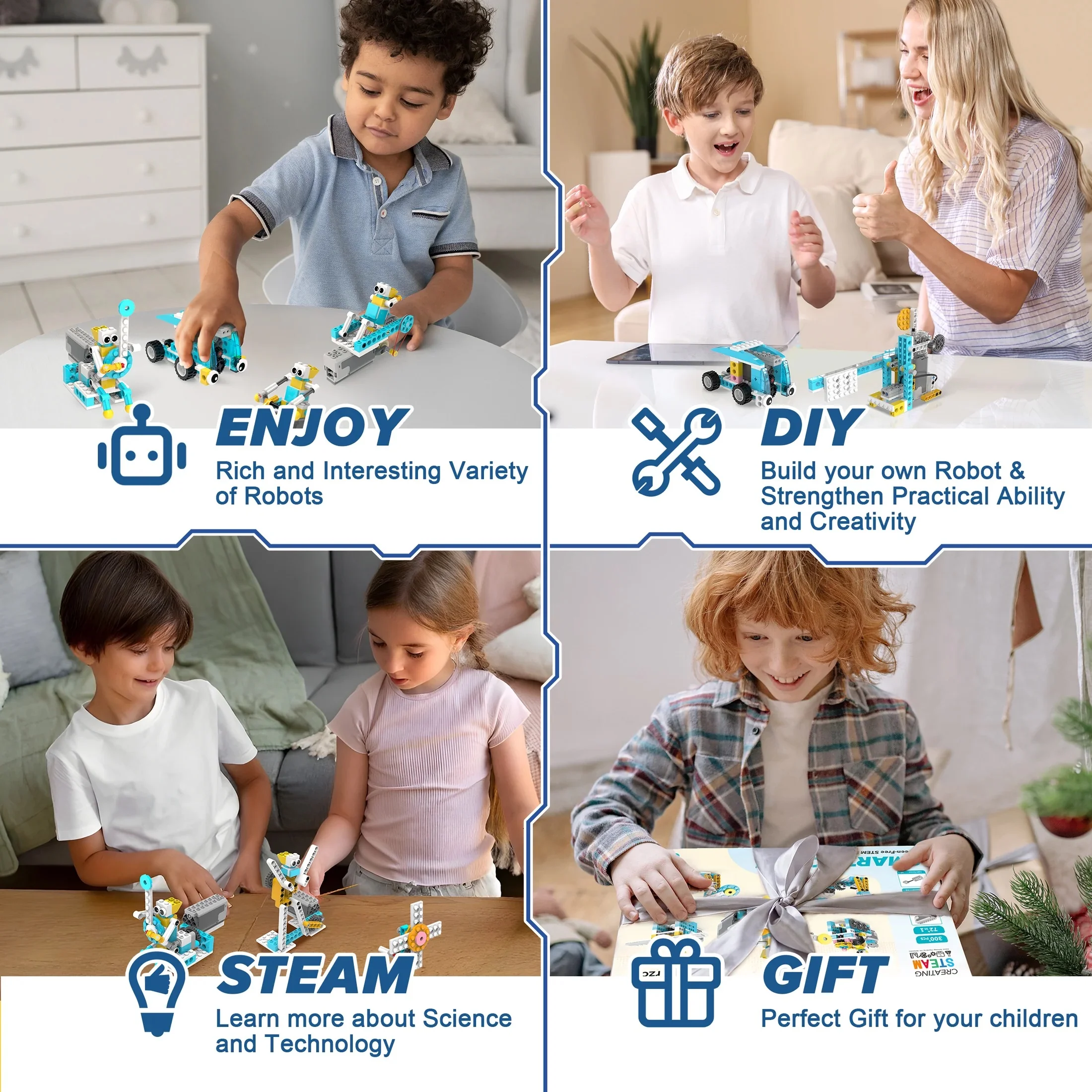 Kit de robotique construction programmation 72-en-1 STEM Makerzoid - Image 4