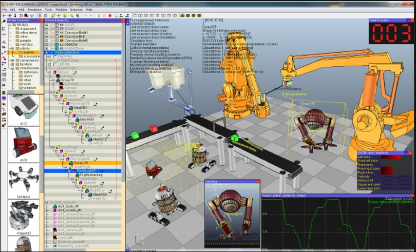 Logiciel - CoppieliaSim Robotics (V-REP) - Image 2